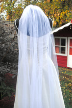 Load image into Gallery viewer, Seline - Black Soft Cathedral Bridal Veil
