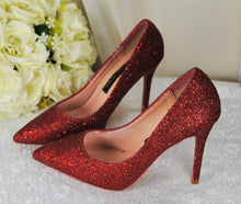 Load image into Gallery viewer, Sparkling Glitter Bridal Shoes
