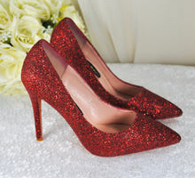 Load image into Gallery viewer, Sparkling Glitter Bridal Shoes
