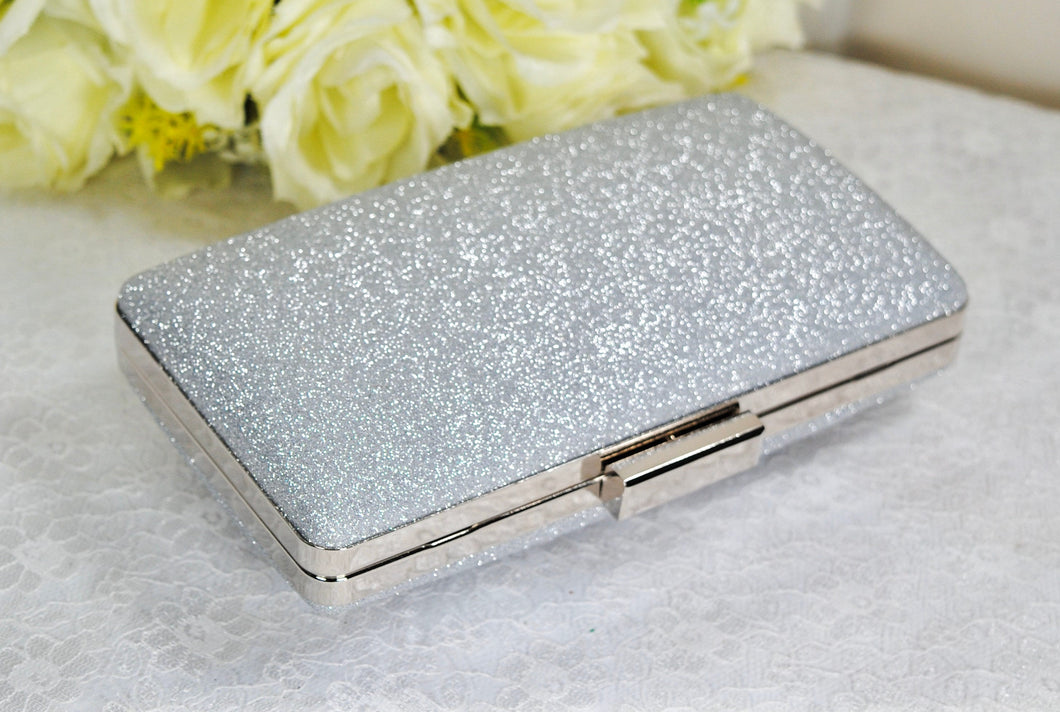 Silver Glitter Bag