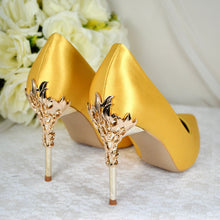 Load image into Gallery viewer, Yellow Bridal Shoes
