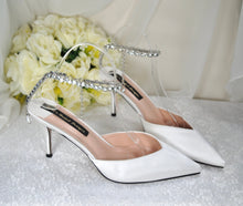 Load image into Gallery viewer, &#39;Crystal Chain&#39; Bridal Sandals
