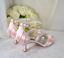 Load image into Gallery viewer, Blush Pink Satin Sandals - Other Colours
