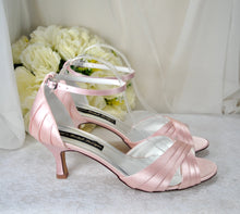 Load image into Gallery viewer, Blush Pink Satin Sandals - Other Colours
