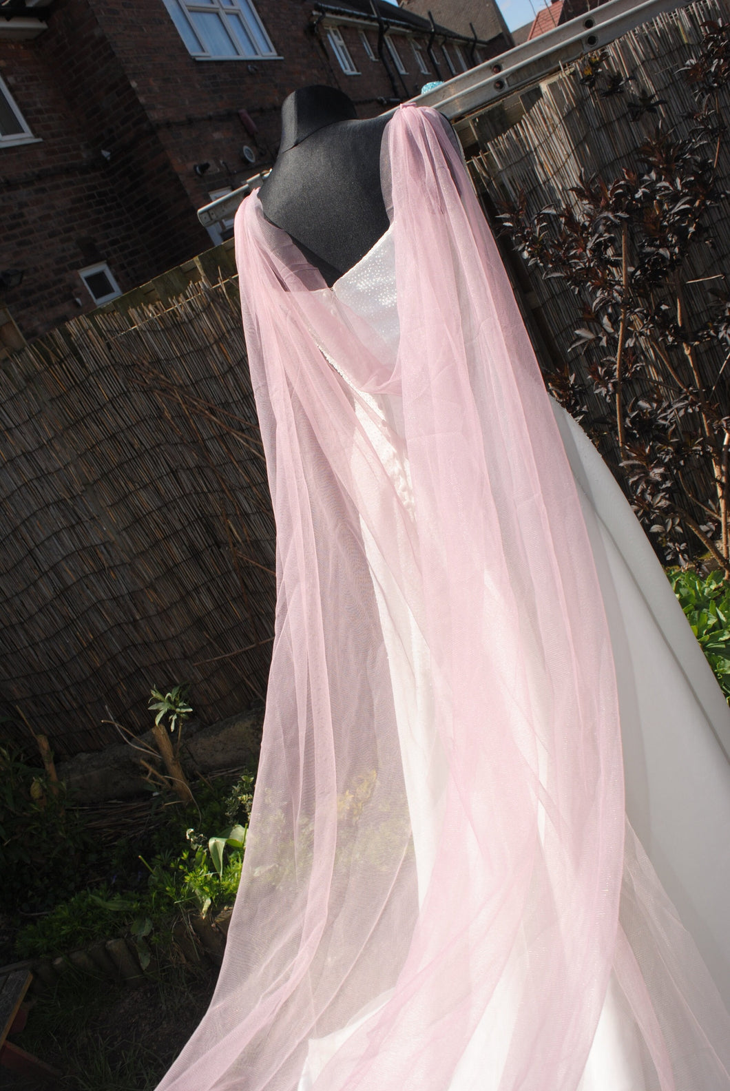 Wedding Cape -  Sparkle Glitter Fabric or Plain Tulle - Other Colours