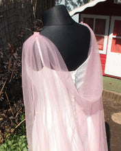 Load image into Gallery viewer, Wedding Cape -  Sparkle Glitter Fabric or Plain Tulle - Other Colours
