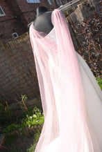 Load image into Gallery viewer, Wedding Cape -  Sparkle Glitter Fabric or Plain Tulle - Other Colours
