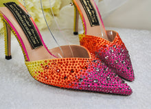 Load image into Gallery viewer, Ombre Crystal Shoes UK6/EU39/US8.5
