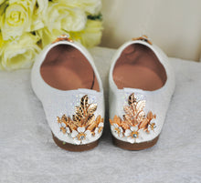 Load image into Gallery viewer, Cherry Blossom Ballet Flats  UK7/US9.5
