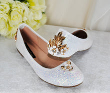 Load image into Gallery viewer, Cherry Blossom Ballet Flats  UK7/US9.5
