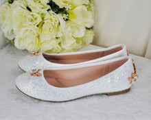 Load image into Gallery viewer, Cherry Blossom Ballet Flats  UK7/US9.5
