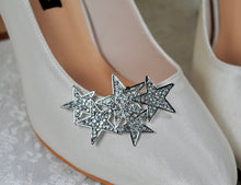 Load image into Gallery viewer, Star Shoe Clips - Silver or Rose Gold
