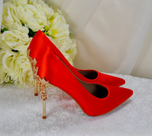 Load image into Gallery viewer, Orange Bridal Shoes
