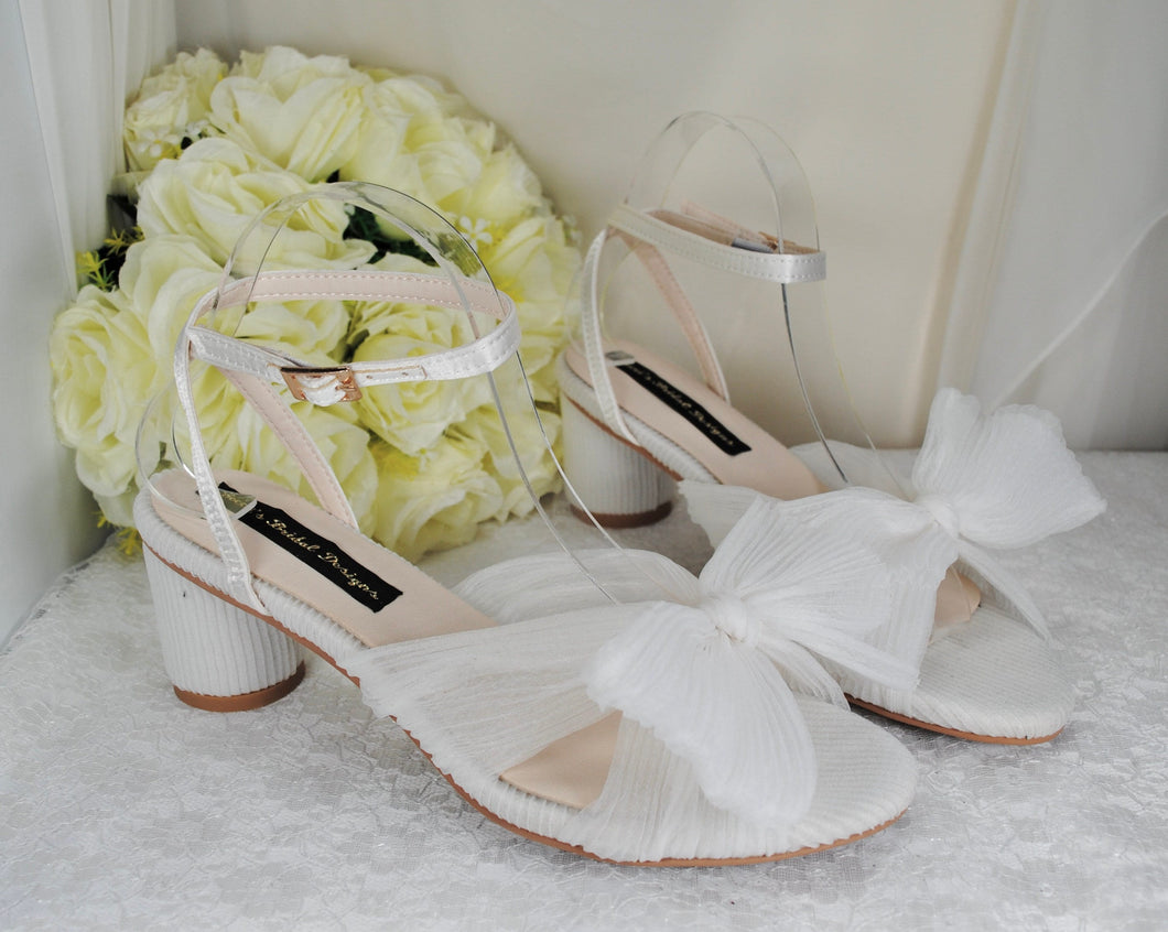 White Wedding Shoes  Size UK6/US8.5