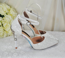 Load image into Gallery viewer, Cinderella Glitter Sandals
