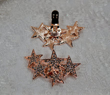 Load image into Gallery viewer, Star Shoe Clips - Silver or Rose Gold
