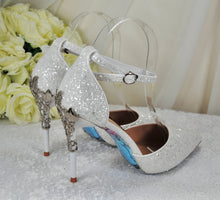 Load image into Gallery viewer, Cinderella Glitter Sandals
