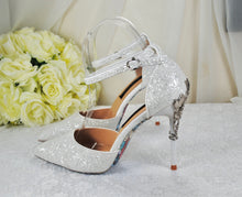 Load image into Gallery viewer, Cinderella Glitter Sandals
