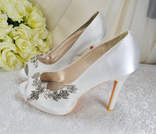 Load image into Gallery viewer, Satin Peep Toe Heel - Other Colours
