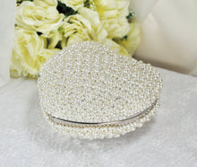 Load image into Gallery viewer, Pearl Heart Bag - Ivory or White
