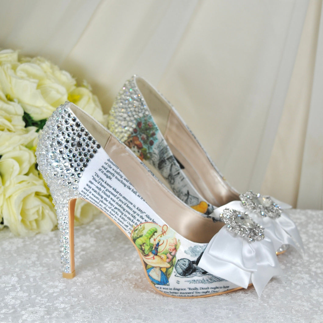 Alice in Wonderland Wedding Shoes