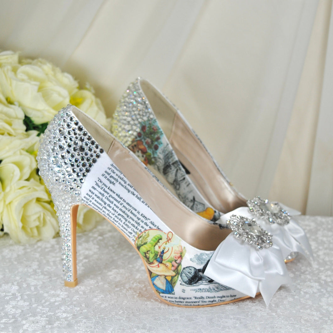 Alice in Wonderland Wedding Shoe UK7/US9.5