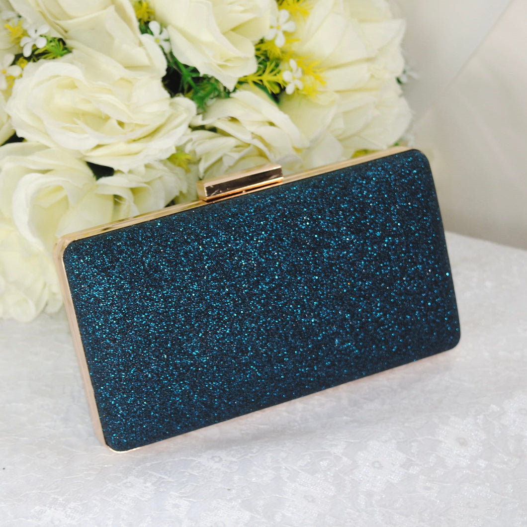 Navy Glitter Bag