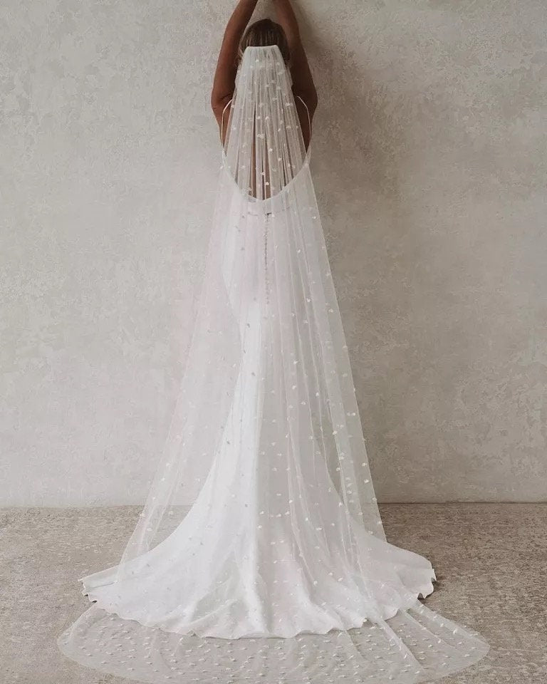 Wedding Pearl Veil - 75-500cm