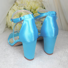 Load image into Gallery viewer, Blue Wedding Shoes Size UK6/US8.5
