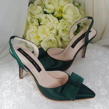 Load image into Gallery viewer, Satin Slingback WEDDING SHOES
