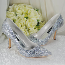 Load image into Gallery viewer, Crystal WEDDING SHOES - Size UK6/US8.5
