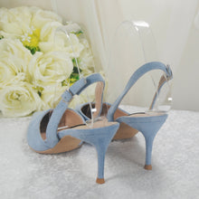 Load image into Gallery viewer, Suede Sling Back Bridal Sandal UK4/US6.5
