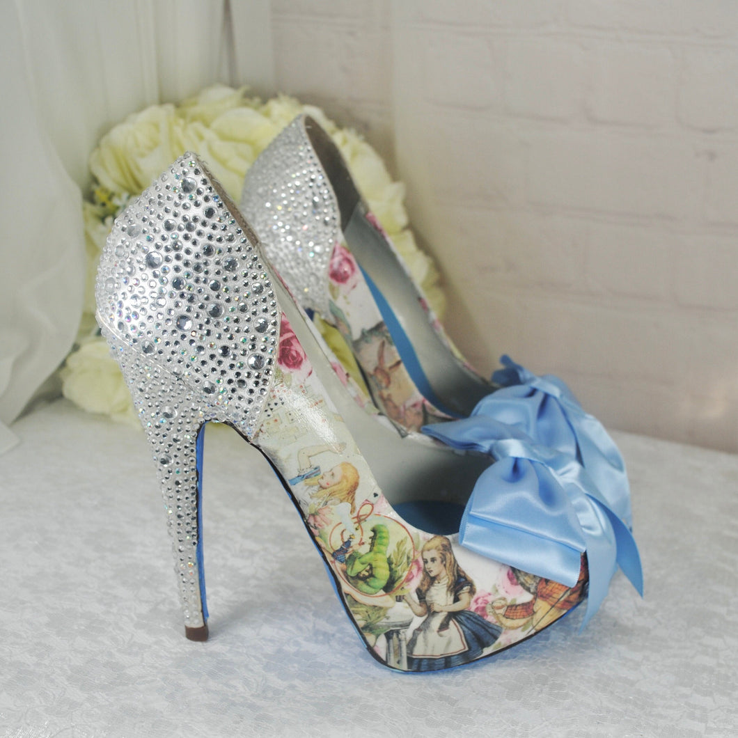 Alice in Wonderland Bridal Shoes UK5/US7.5