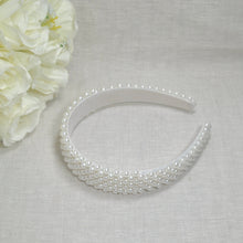 Load image into Gallery viewer, Bridal Pearl Beaded Headband
