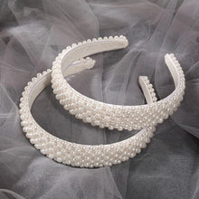 Load image into Gallery viewer, Bridal Pearl Beaded Headband
