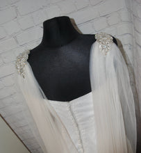 Load image into Gallery viewer, Wedding Cape -  Sparkle Glitter Fabric or Plain Tulle - Other Colours
