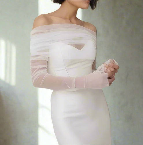 long sleeve wedding dress cover up Bridal Cover Ups