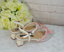 Load image into Gallery viewer, Regency Era Inspired Bridal Shoes UK6/US8.5
