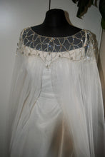 Load image into Gallery viewer, Crystal Embellished Bridal Cape Veil
