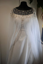 Load image into Gallery viewer, Crystal Embellished Bridal Cape Veil
