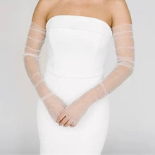 Load image into Gallery viewer, Dress Topper &amp; Sleeves - Adjustable Size with Pearls
