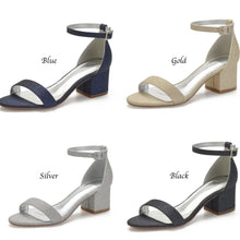 Load image into Gallery viewer, Glitter Shimmer Block Heel Sandals - other colours
