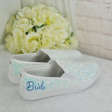 Load image into Gallery viewer, Bride Slip on Trainers UK6/US8.5
