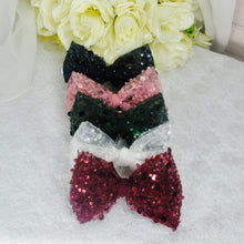 Load image into Gallery viewer, Shoe Bow Clips Sparkling Sequin Bridal Clip for Shoes
