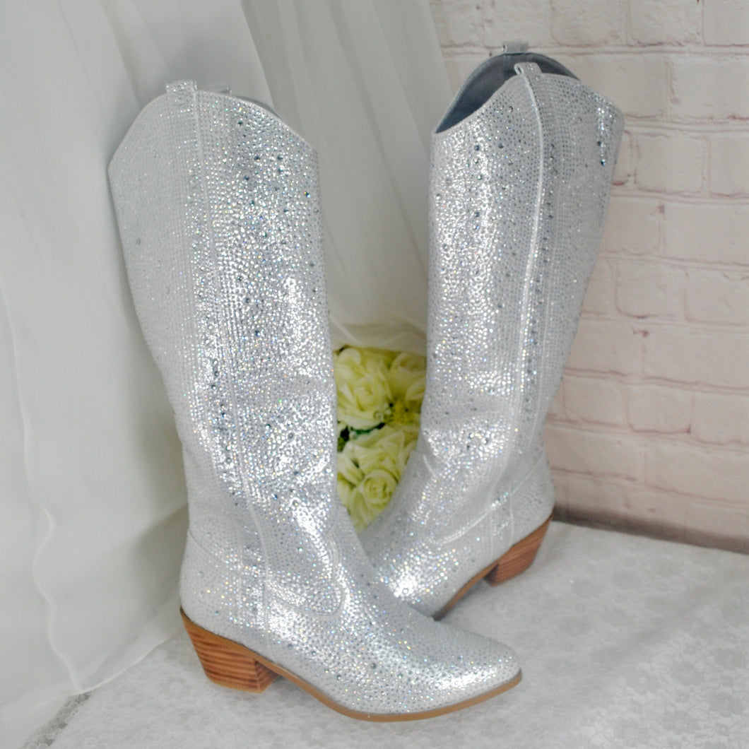 Swift Inspired Rhinestone Cowboy Boots