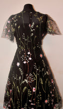 Load image into Gallery viewer, Embroidered Flower Tulle Dress - Size Medium
