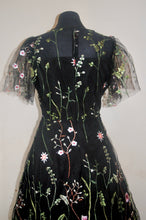 Load image into Gallery viewer, Embroidered Flower Tulle Dress - Size Medium
