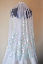 Load image into Gallery viewer, Embroidered Wedding Veil,
