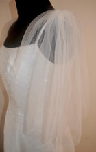 Load image into Gallery viewer, Removable sleeves, glitter detachable sleeves, white black light ivory bridal sleeves
