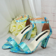 Load image into Gallery viewer, Beautifully Embroidered Butterfly Sandals Size UK7/US9.5
